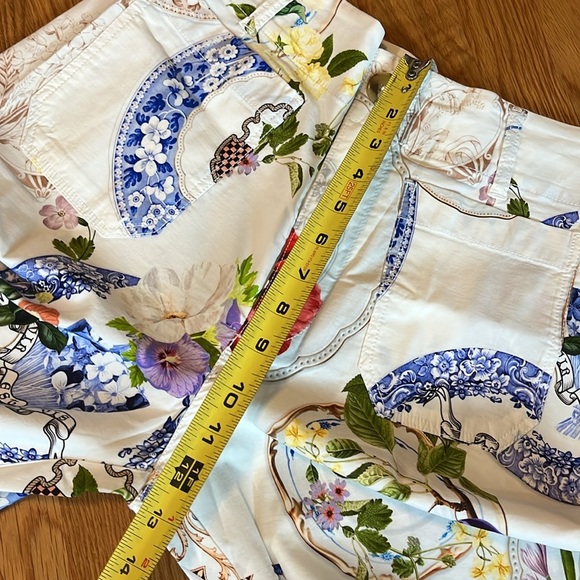 Anthropologie Cropped Wide-Leg Pants Magic Fabric Edition Sz 28 NWT - Picture 9 of 16